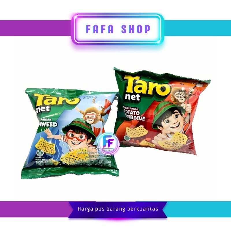 

(ECERAN) Snack Chiki Taro Net 9gr Potato BBQ Seaweed