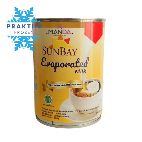 

SUNBAY EVAPORATED MILK 380GR/ SUSU EVAPORASI