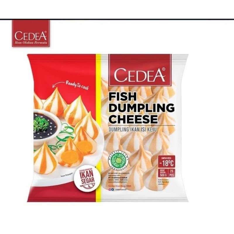 

Cedea Fish Dumpling Cheese Ikan Isi Keju 500 gr
