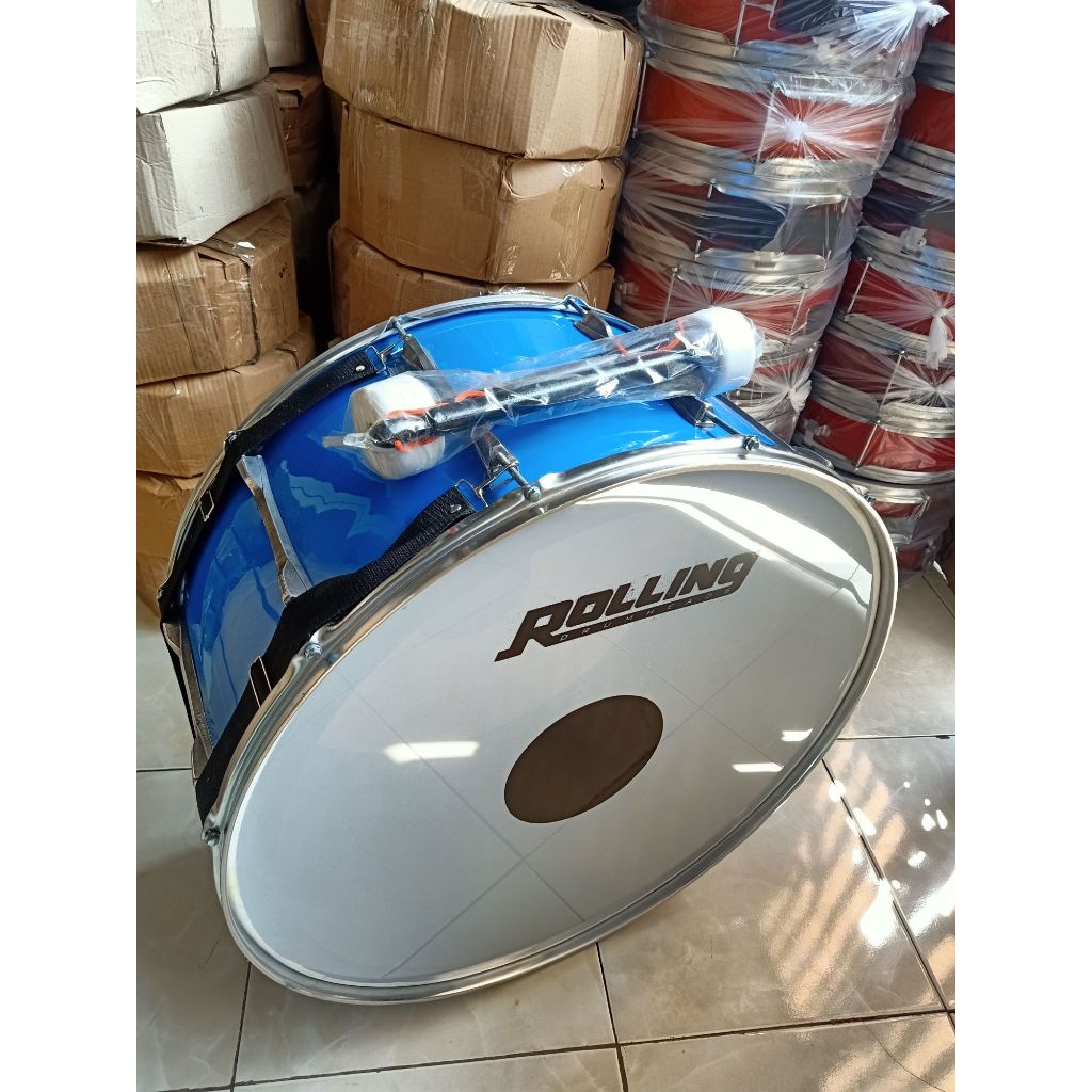 Bass Drum 14 inch ,16INC ,18INC TK MURAH Best Seller ( FREE SABUK DAN PEMUKUL)