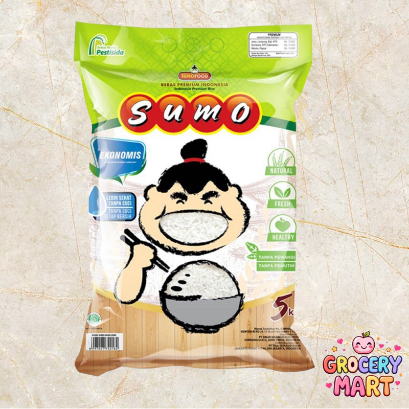 

BERAS SUMO HIJAU 5KG KUALITAS ORI PREMIUM ⭐️⭐️⭐️⭐️⭐️