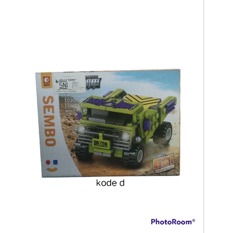 brick sembo mobil kontruksi