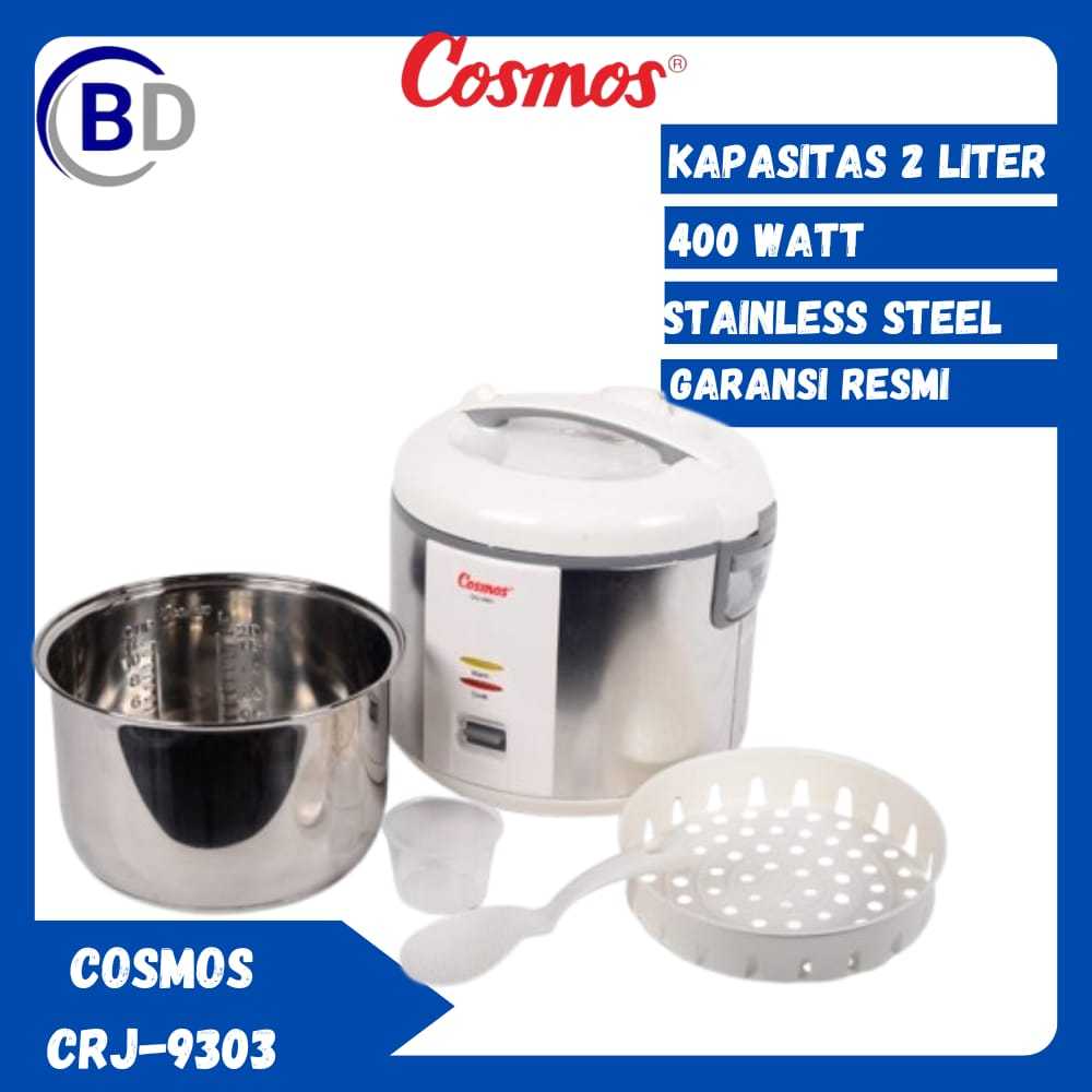 Cosmos Magic Com CRJ9303 – Magic Com 2 Liter Stainless Steel