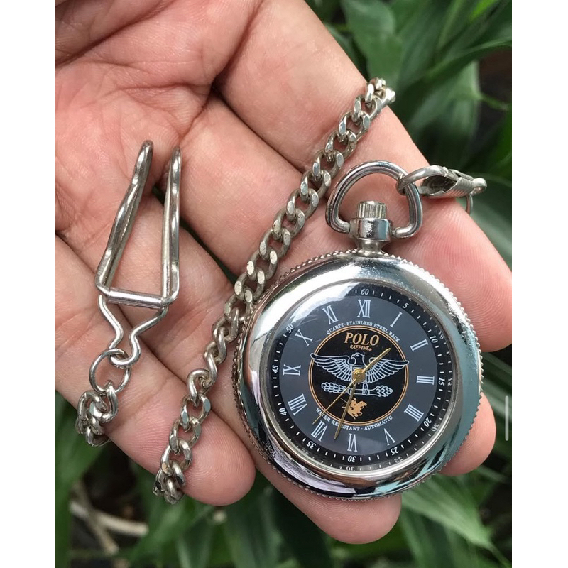 Pocket Watch POLO JAPAN MVT  Kondisi full Original Automatic