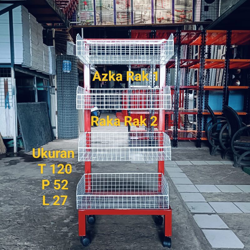 Rak Snack  mengunakan Roda