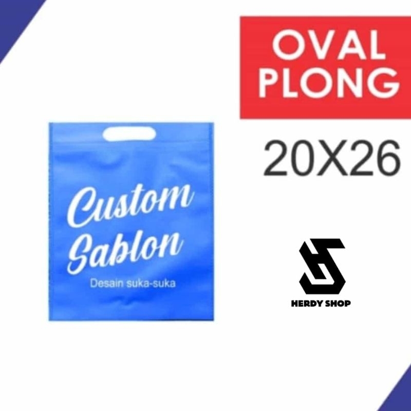 

Tas Oval ukuran 20 x 26 gramasi 65