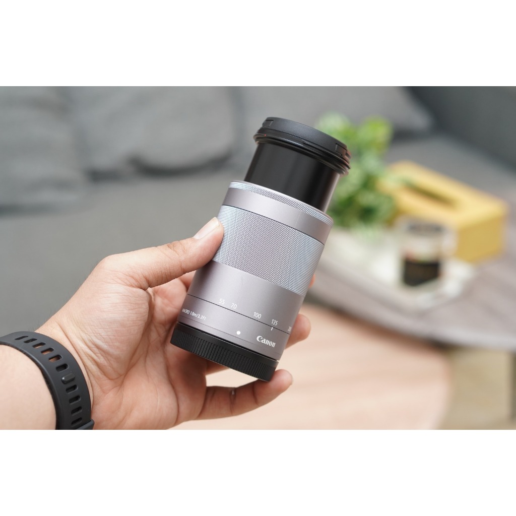 Lensa Tele Canon Mirrorless 55-200 mm STM