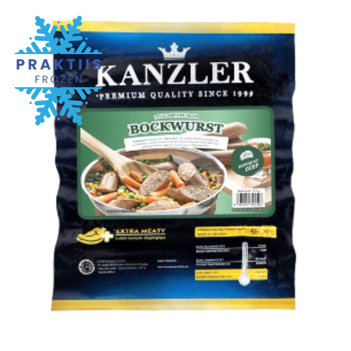 

KANZLER BOCKWURST 360GR ISI 5 SOSIS SAPI DAN AYAM