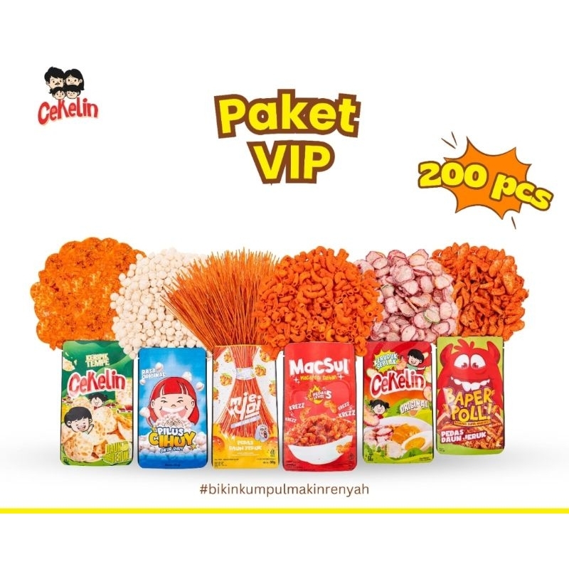 

PAKET VIP - Paket usaha cemilan viral CEKELIN