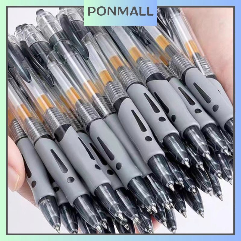 

[ READY] Ponmall Pulpen tekan gel / pulpen gel berkualitas pen gel tekan GP1008 0.5mm