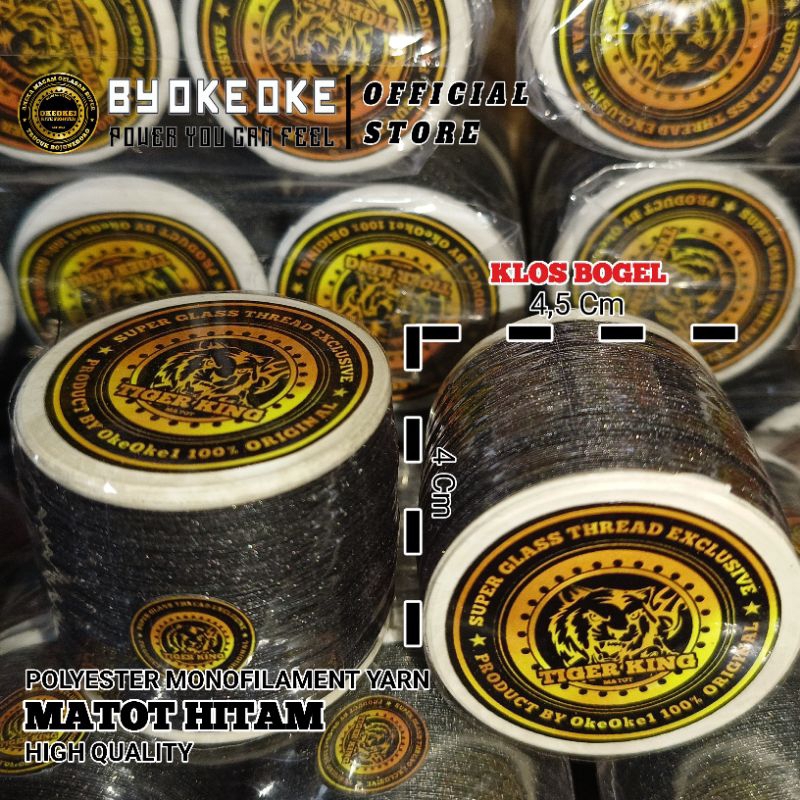 GELASAN TIGER KING MATOT BOGEL ( beli 1pak lebih muarh ) gelasan layangan gelasan matot gelasan taja