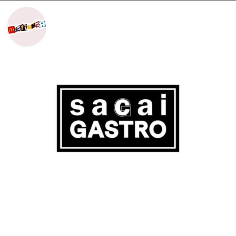 

sticker sacai gastro logo stiker japan streetwear