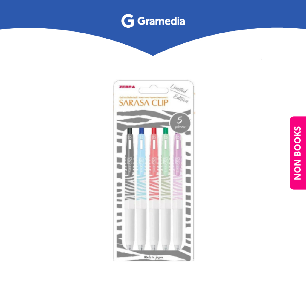

Gramedia Depok - ZEBRA SARASA 05 PASTEL ZEBRA SET 5PCS