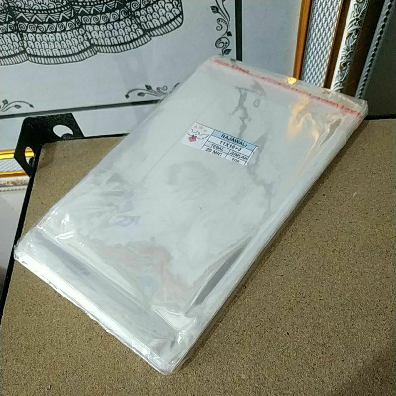 

( 11x16 cm isi 100 ) Plastik seal tape opp undangan aqiqah khitanan pernikahan , bungkus masker
