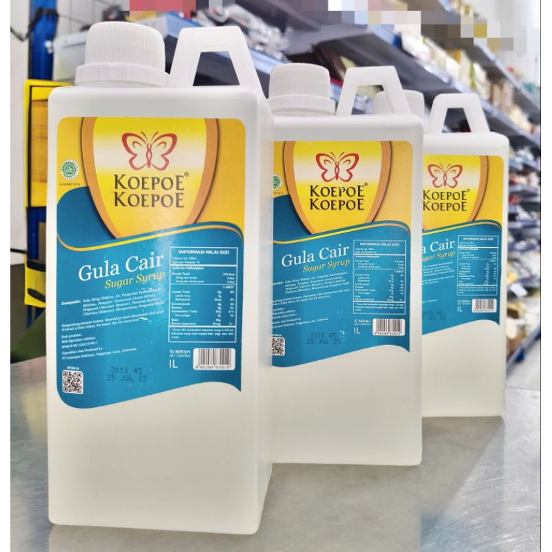 

Gula Cair Koepoe 1Liter/Simple Syrup/Frucktose