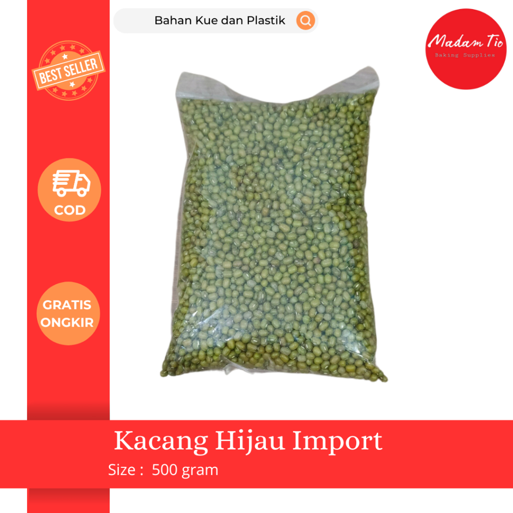

Kacang Hijau Import 500gram 1pcs