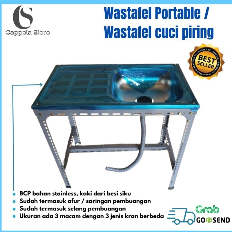 Wastafel Cuci Piring Portable Kitchen Sink Murah / Bak cuci piring