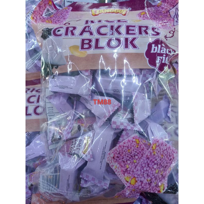 

JIPANG BERAS DENGAN KACANG RASA BERAS HITAM/RICE CRACKER BLOK WITH PEANUT BLACK RICE FLAVOR LIANGGUI