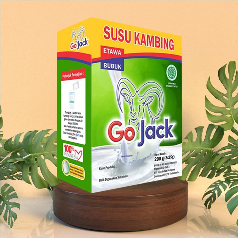 

Susu Kambing Etawa Go Jack 200g (No Sugar) untuk tulang
