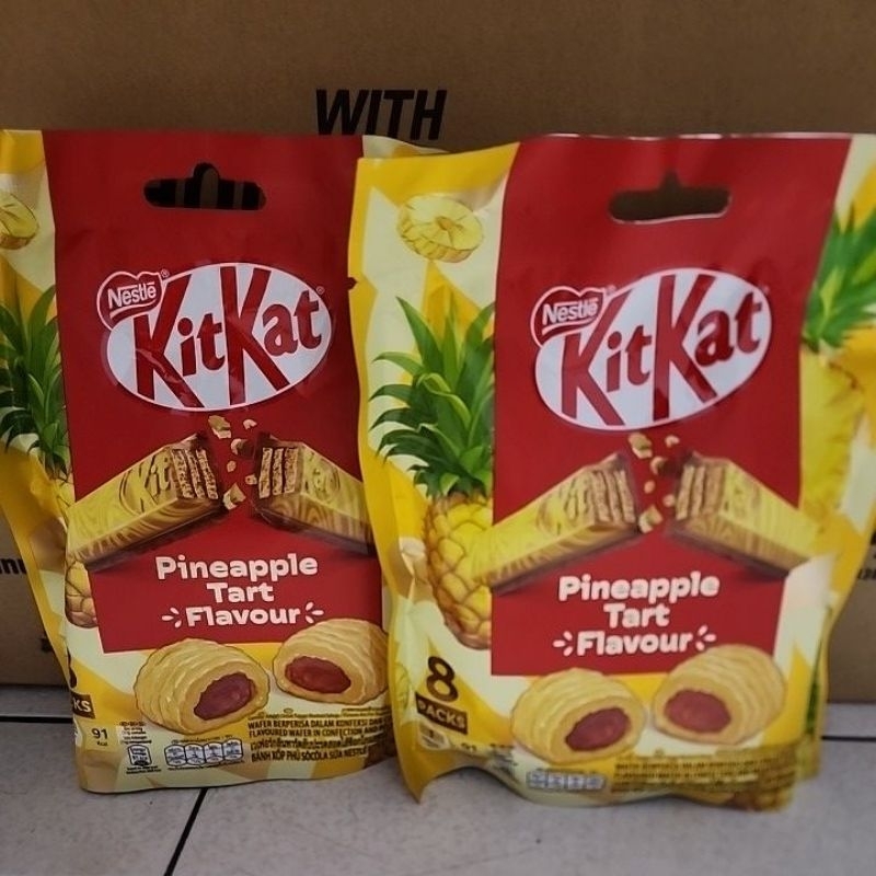

kitkat pineapple isi 8 packs ( sale)