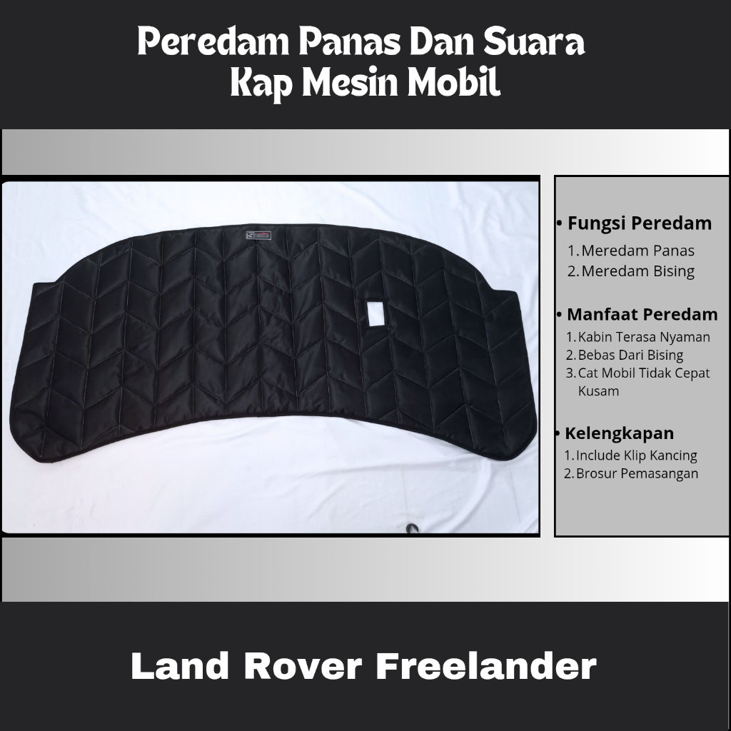 Land Rover Freelander Peredam  Kap Mesin Mobil