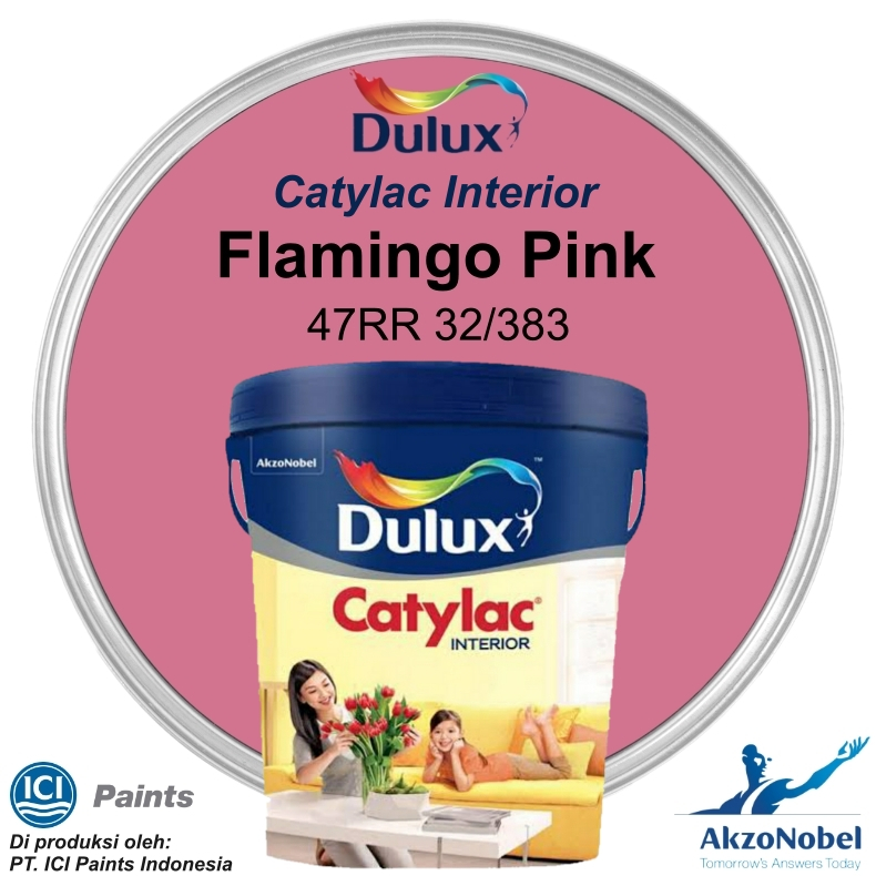 CAT DULUX CATYLAC INTERIOR 25 KG - FLAMINGO PINK 47RR 32/383