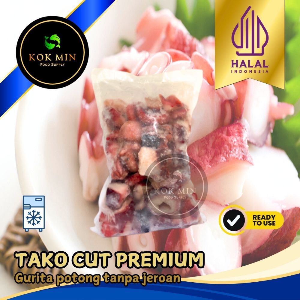 

Tako Cut Premium / Gurita Potong Premium - 1000 gram