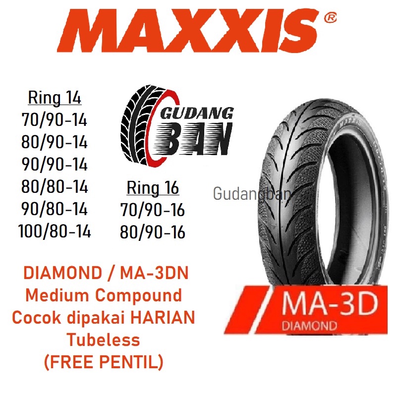 TERBARU FLASH SALE  Ban RING 14 17  1 9 8 7 6 5  MAXXIS ASPIRA SWALLOW FDR TT TL Diamond SB115 Terba