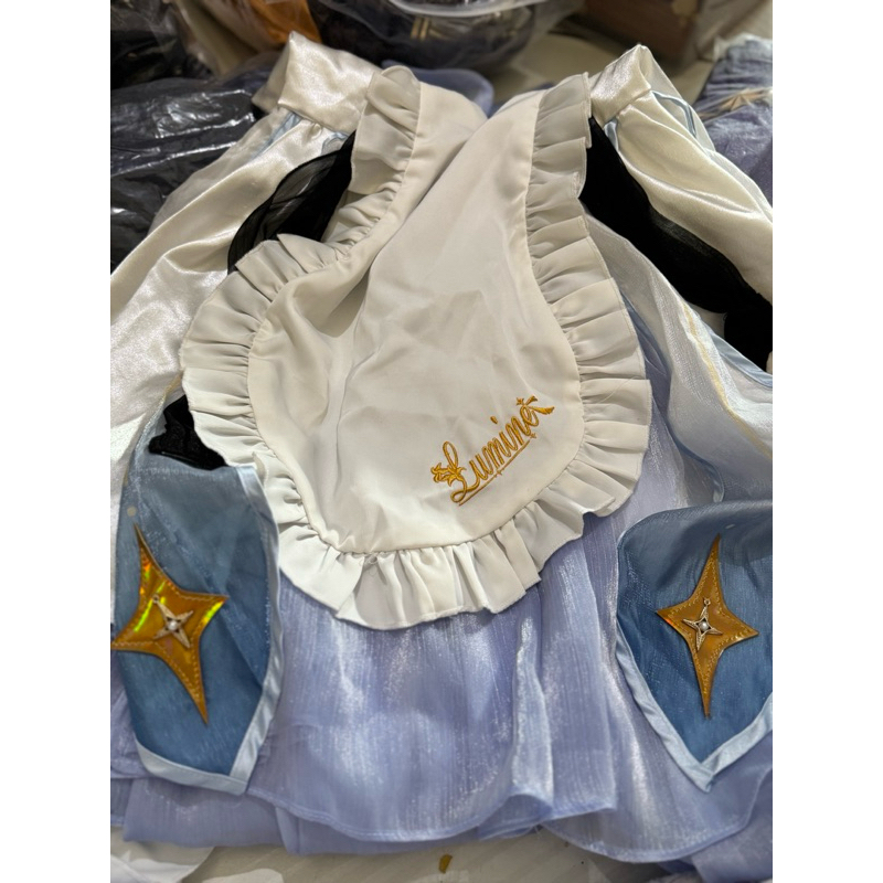 Lumine Maid Set dengan Wig