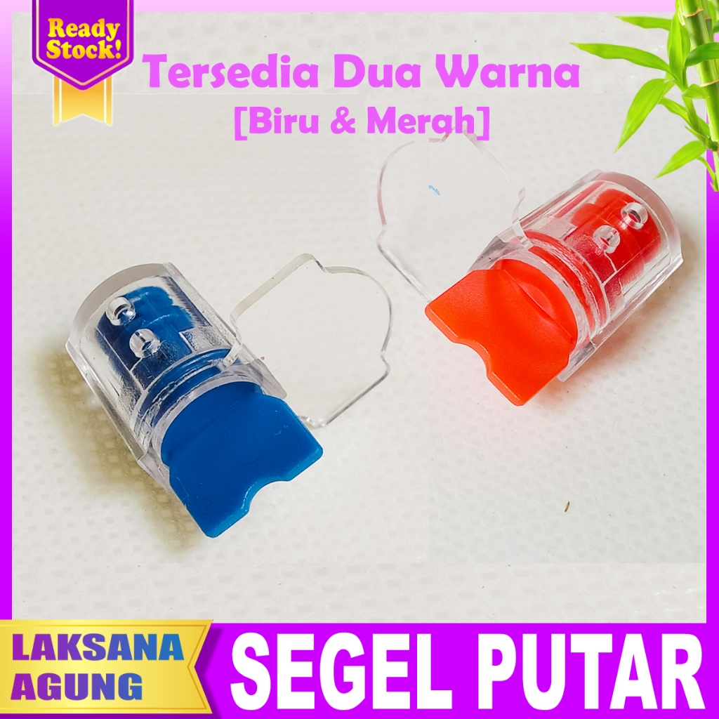 [GROSIR] Segel PLN Segel Putar Segel PDAM Segel Panel Listrik Segel Meteran warna biru, merah