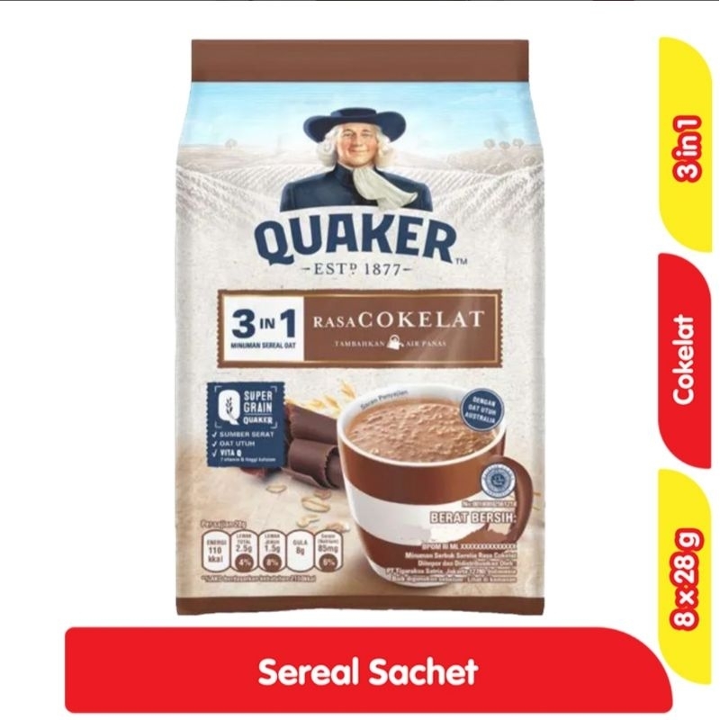 

Quaker oats 3 in1 all varian