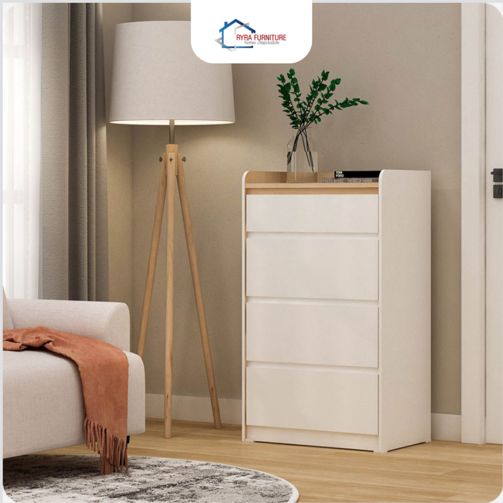 PIRA METROPOLIS - NILS CH4 DRAWER MINIMALIS/LEMARI LACI 4 SUSUN/DRAWER LACI 4 SUSUN