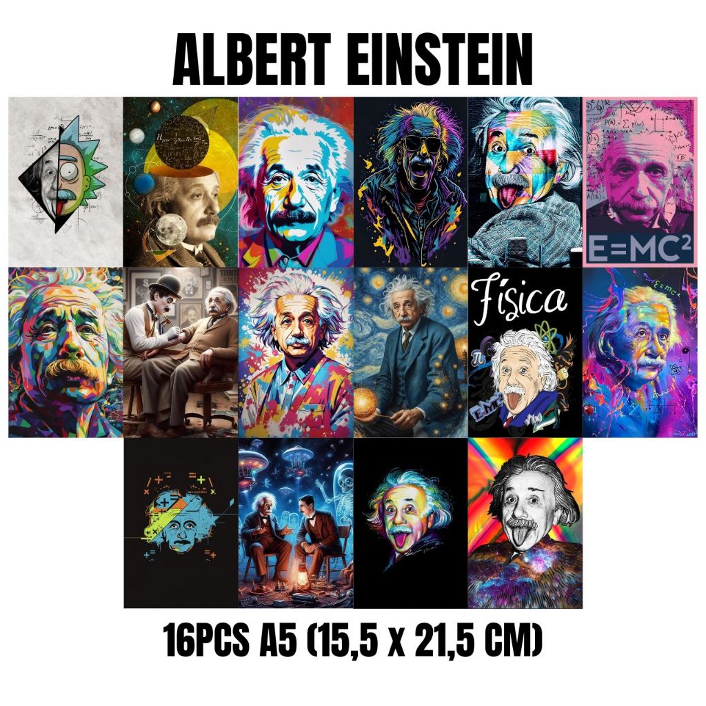 Poster Albert Einstein isi 16pcs