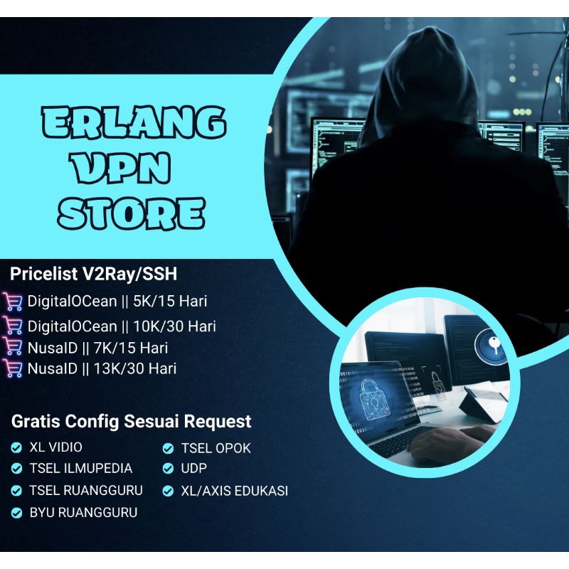 SSH/V2RAY PREMIUM BISA REQUEST CONFIG BEBAS