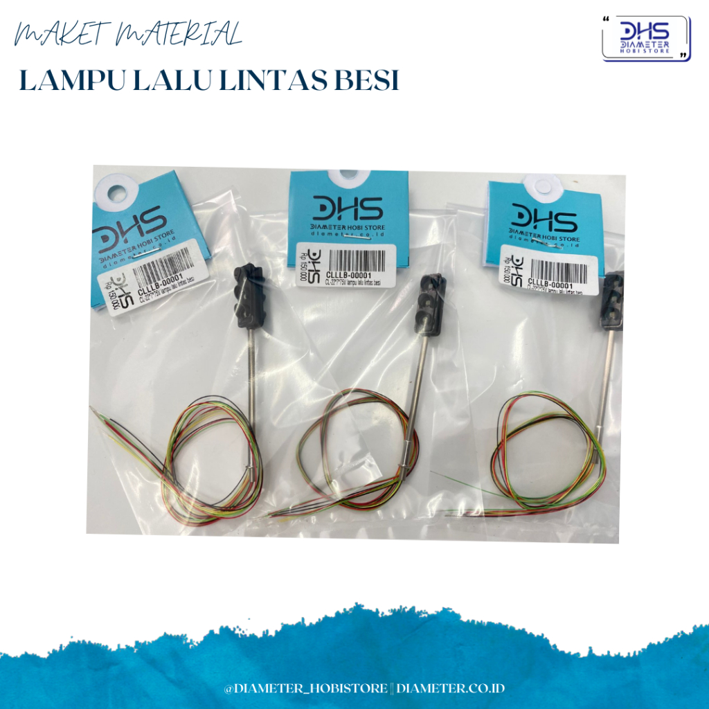 LAMPU LALU LINTAS ( BESI ) BAHAN MAKET