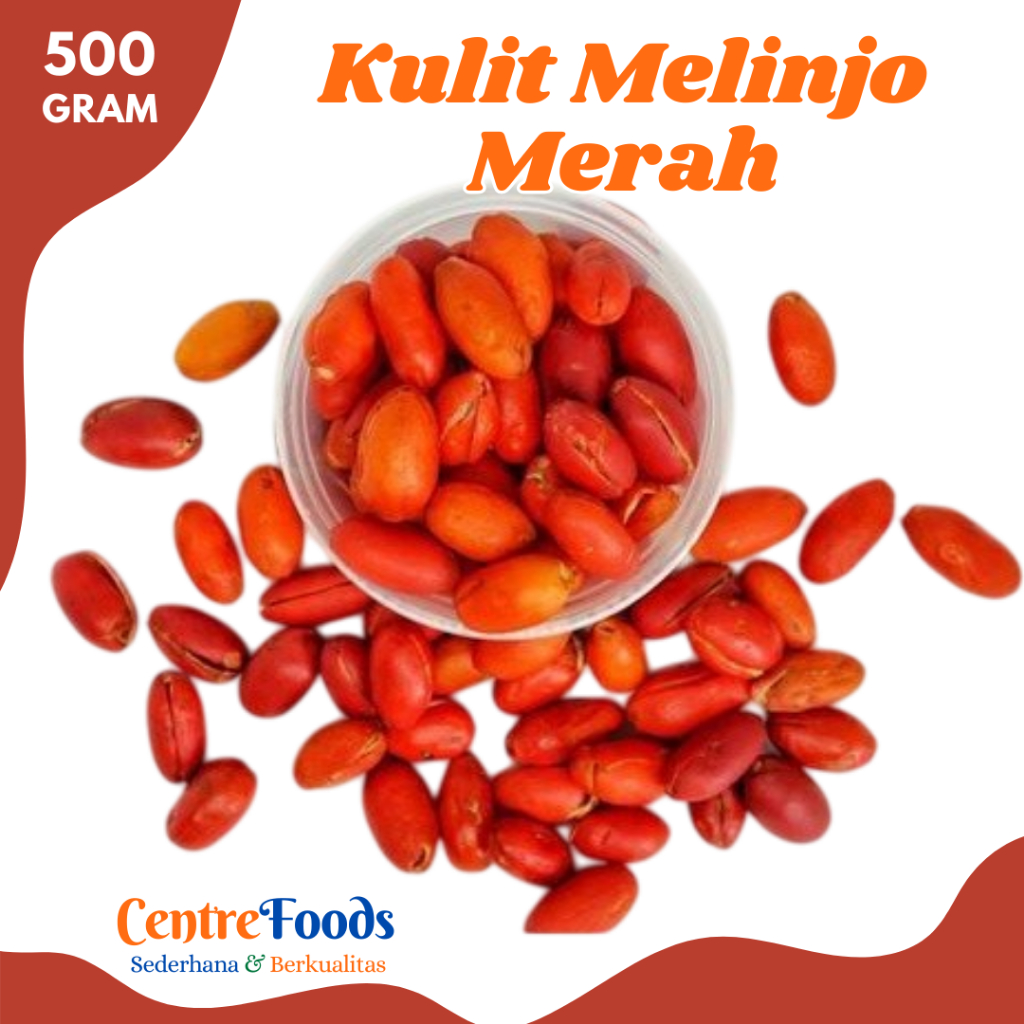 

KULIT MELINJO Merah - Tangkil Fresh | 500gr [ Harga Per 0,5 Kg ]