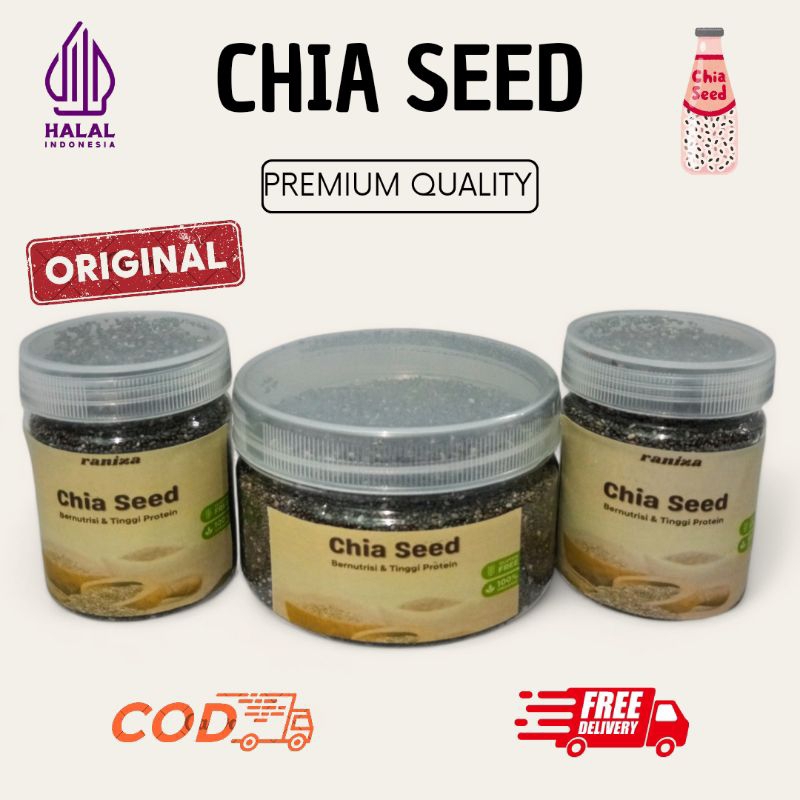 

Chia Seed Organik Biji Chia Seed Premium 200 gram