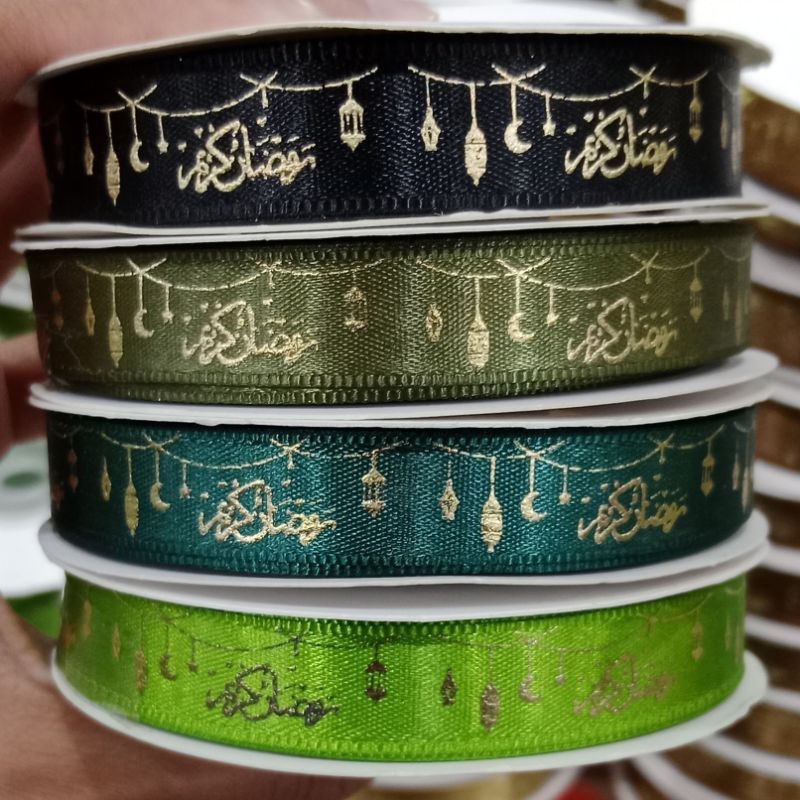 

Pita Idul Fitri / Pita Lebaran / Pita Hampers 1,2cm