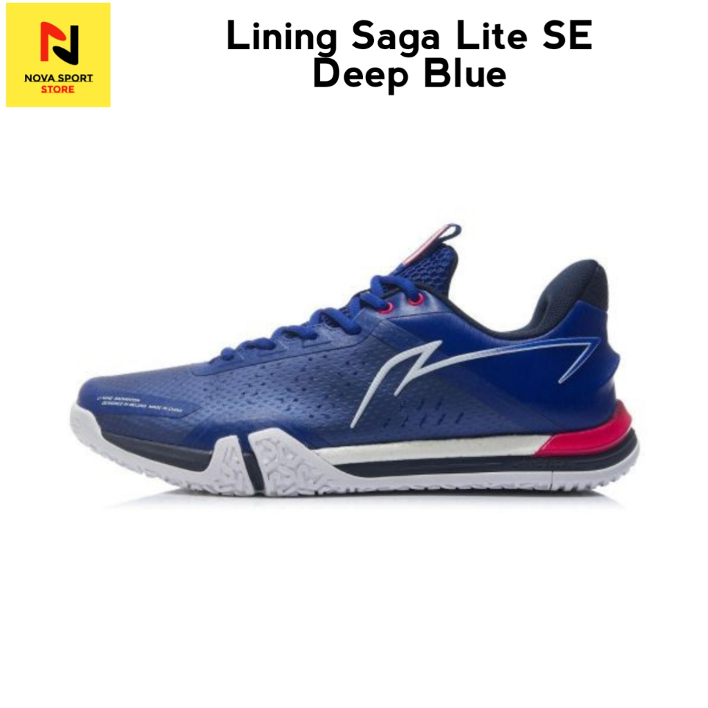 Lining Sepatu Badminton Saga Lite Se Deep Blue