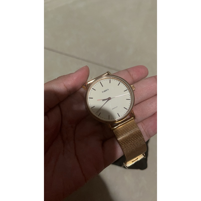 Timex Jam Tangan Wanita Emas