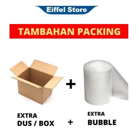 

EXTRA BUBBLE WRAP, / EXTRA DUS + BUBBLE WRAP TAMBAHAN | EIFFEL GROSIR 88