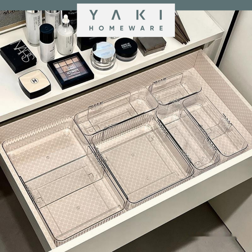 YAKI - MOCHI Penyimpanan Alat Dapur Perlengkapan Organiser Laci Alat Kantor Minimalis Organizer Seka