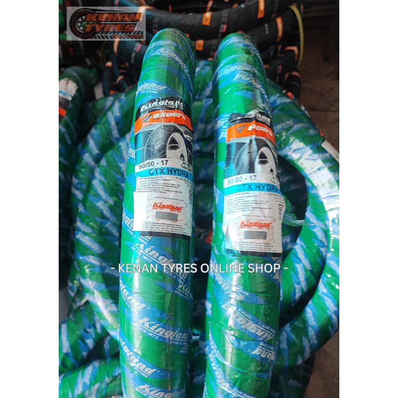 Ban Luar Donat Kingland CTX Hydra TT 80/80-17 & 90/80-17 Axcero Tech