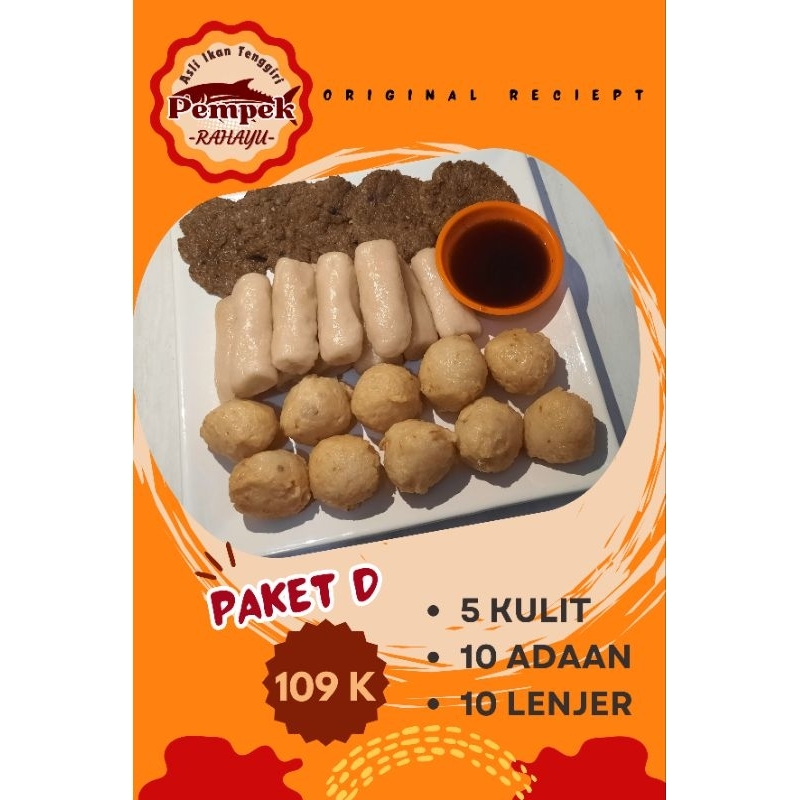 

Pempek ikan tenggiri paket D