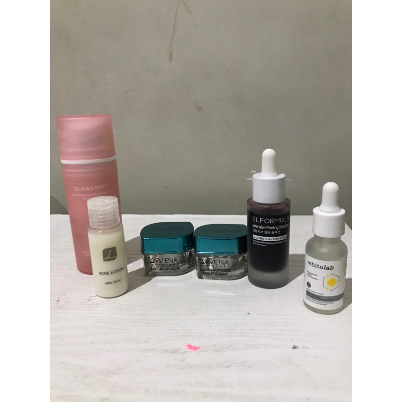 preloved skincare Daviena, whitelab