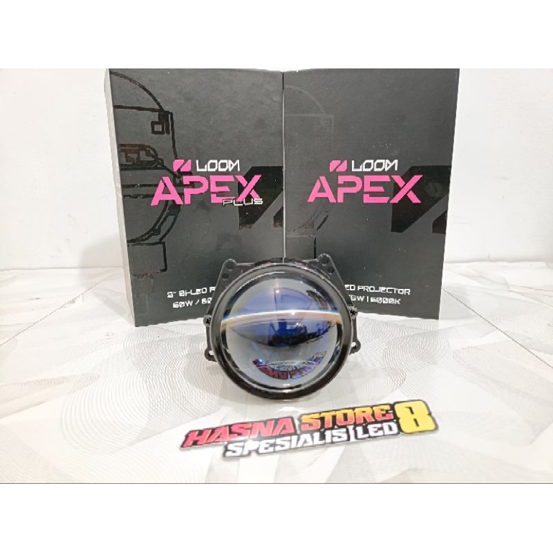BILED LOM APEK 2,5 INCH BILED PROJECTOR LAMPU BLUE LENS