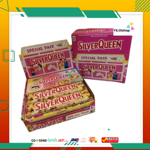 

LIMITED EDITION | 1 BOX SILVERQUEEN 55 GR isi 2 Pcs x 10 Pack FYP SPECIAL CASHEW ALMOND MURAH