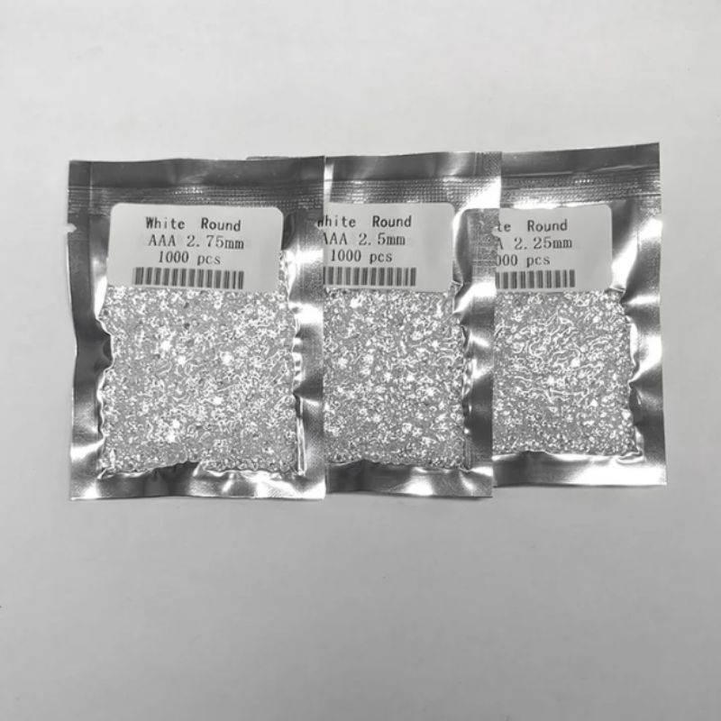 A2 / AAA - Lokal Quality 50-1000pcs 1mm - 3.0mm - 6.0mm Cubic Zirconia Permata Sirkon
