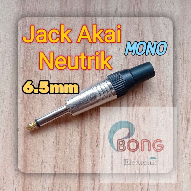 Jack Akai Mono Neutrik 6.5mm