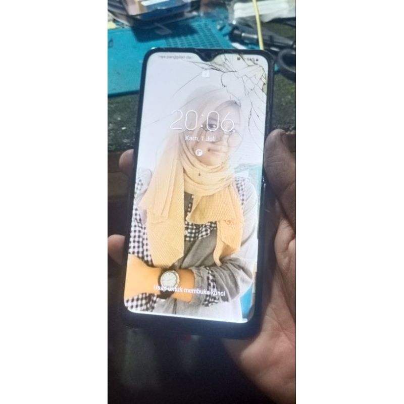 lcd samsung a10s original copotan